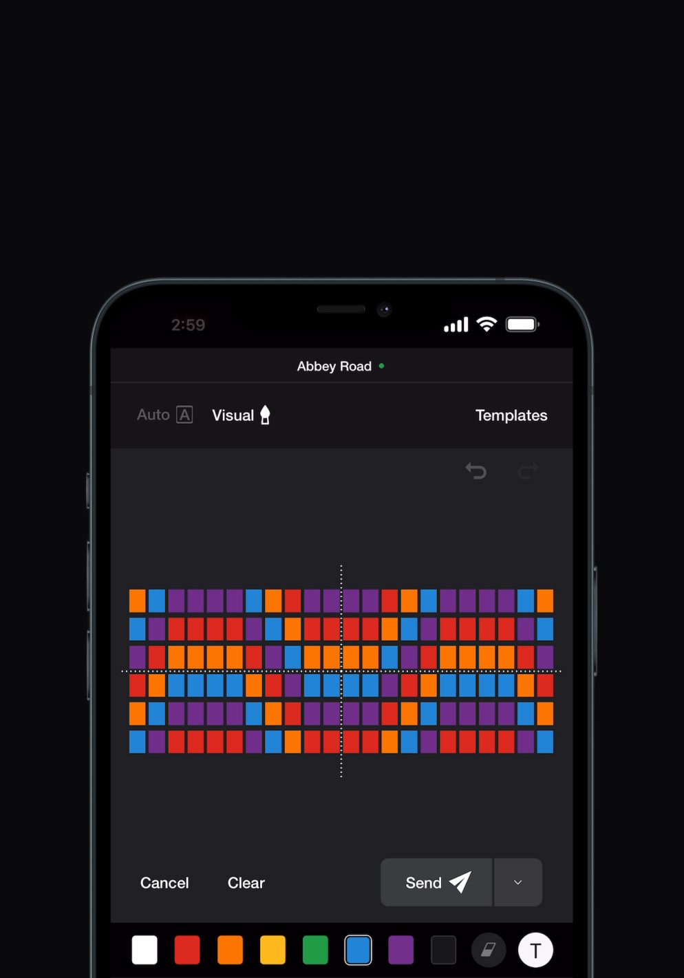Get creative with the visual editor