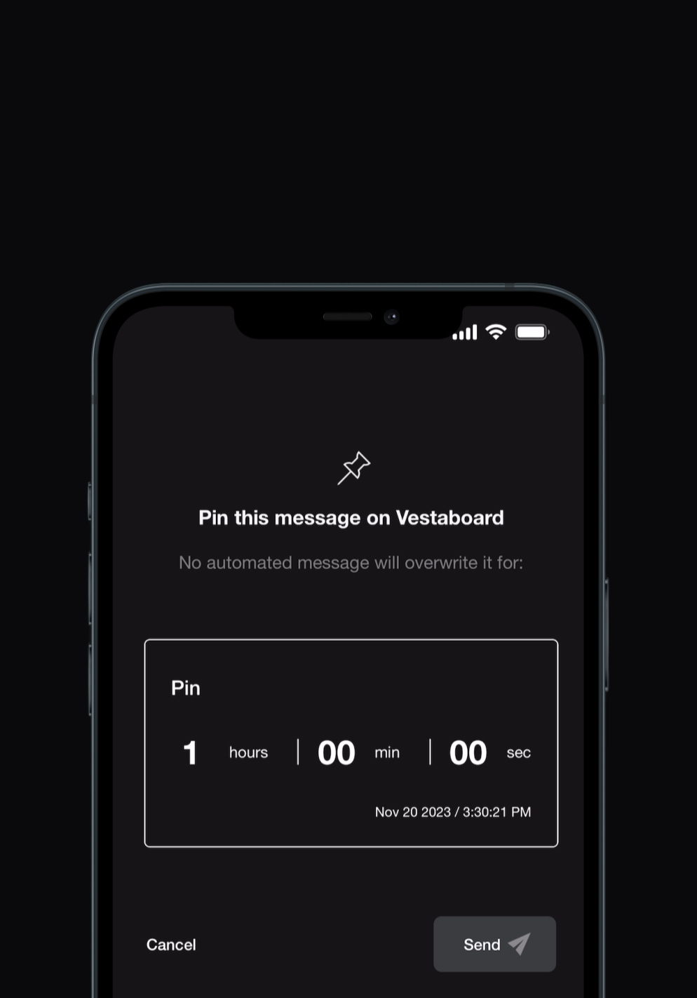 Pin an important message