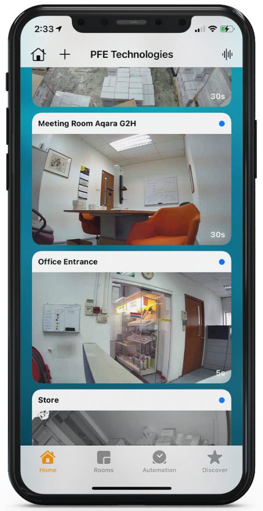 homekit camera automation