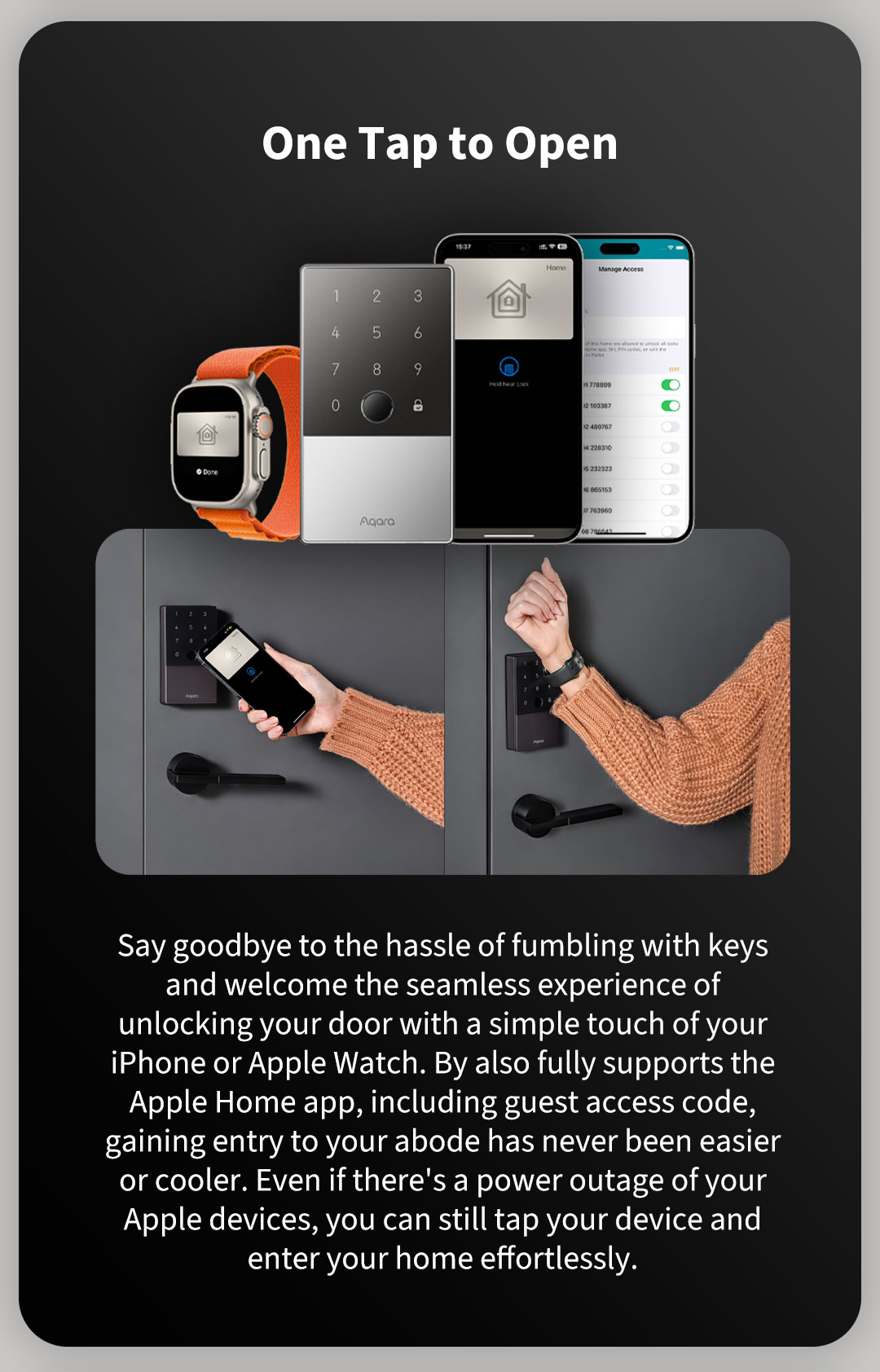 Aqara Smart Lock U100 Singapore 03