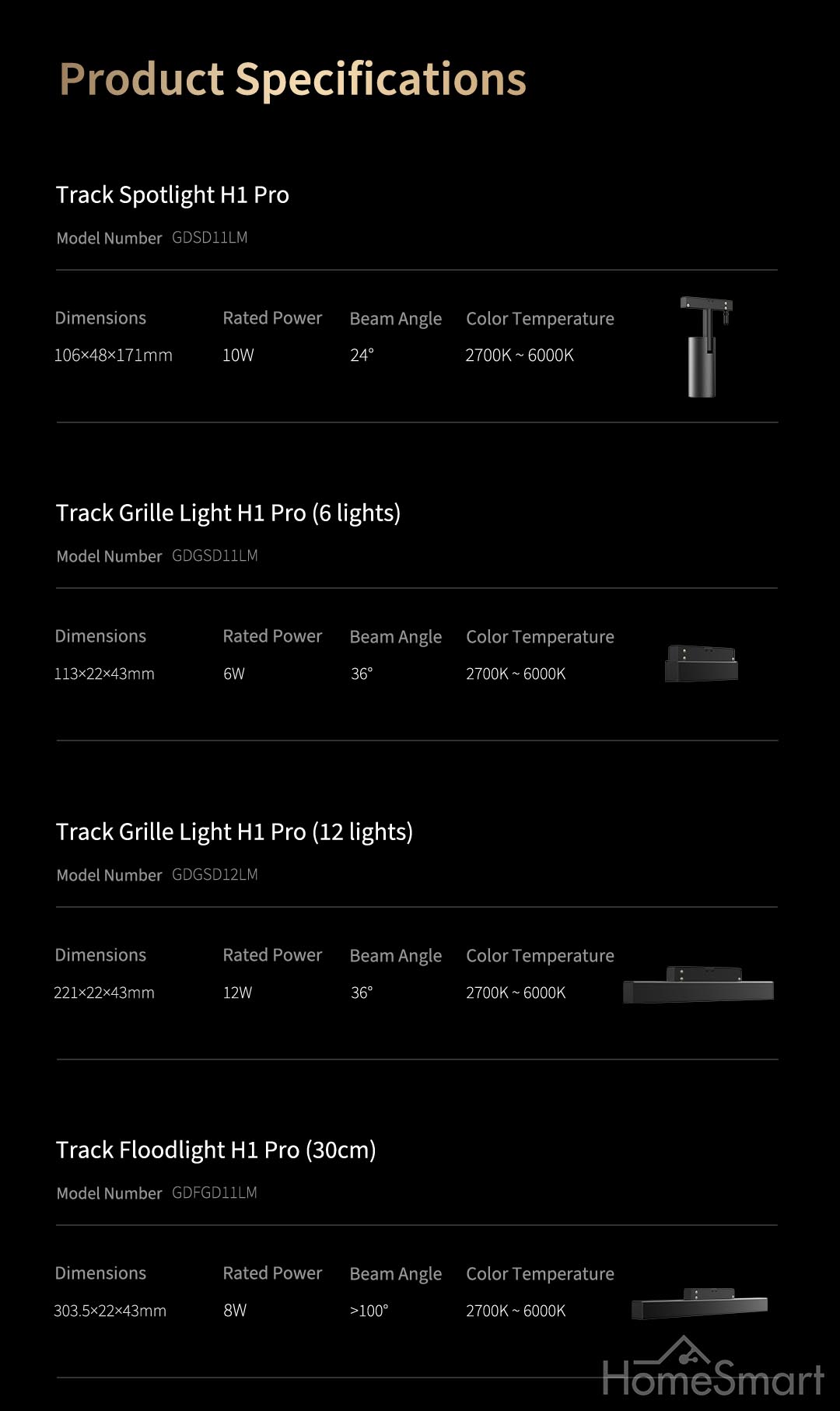 Aqara H1 Pro Series Track Light 10