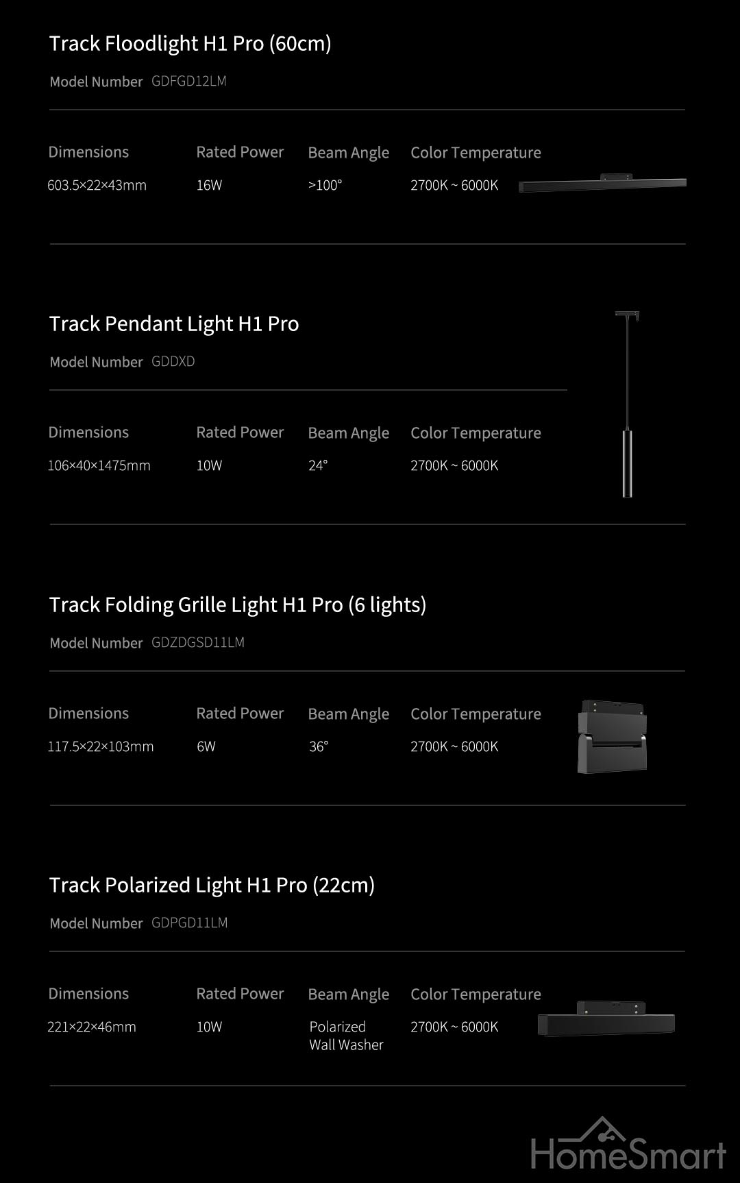 Aqara H1 Pro Series Track Light 11