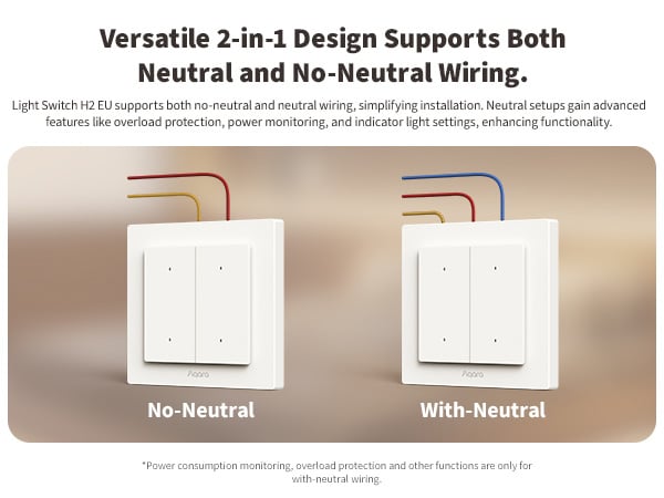 Aqara Light Switch H2 neutral