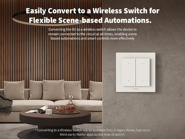 Aqara Light Switch H2 automations
