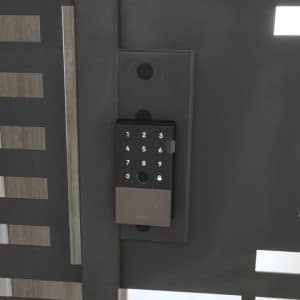 u100 gate lock front