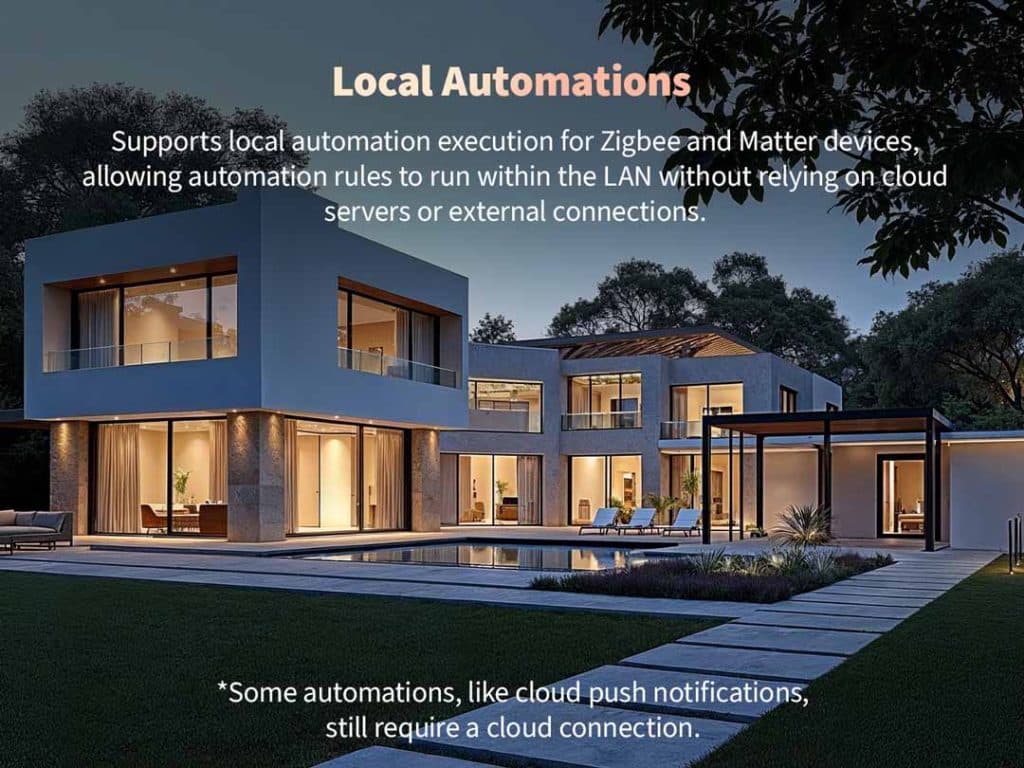 HUB M100 automations