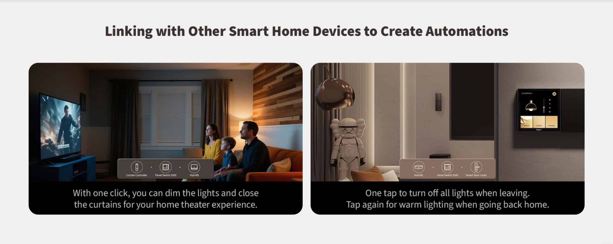 Aqara S100 Panel Switch 7 automations