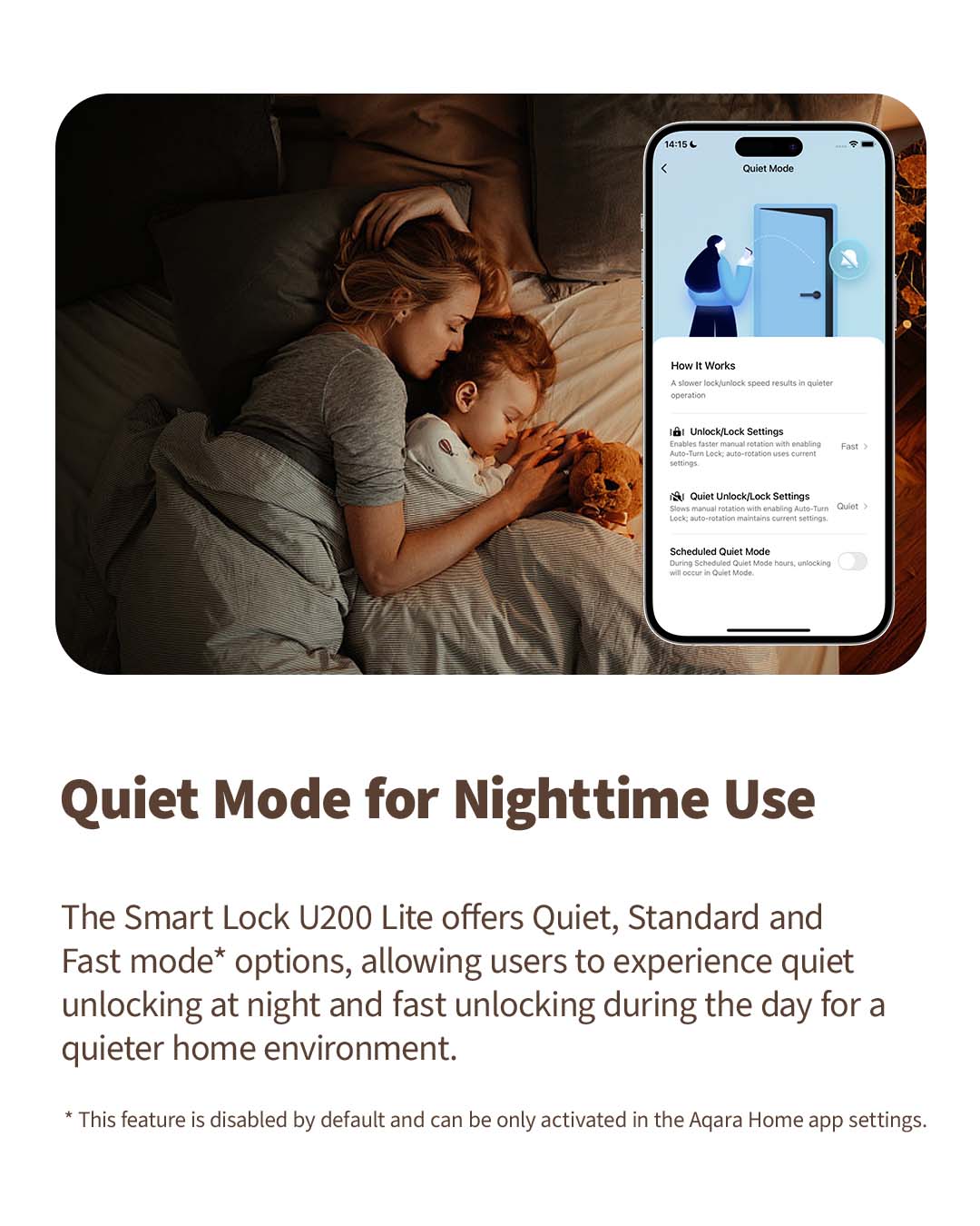 4 U200 lite quiet mode