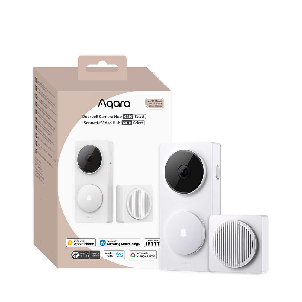 Doorbell Camera Hub G410 package picture white
