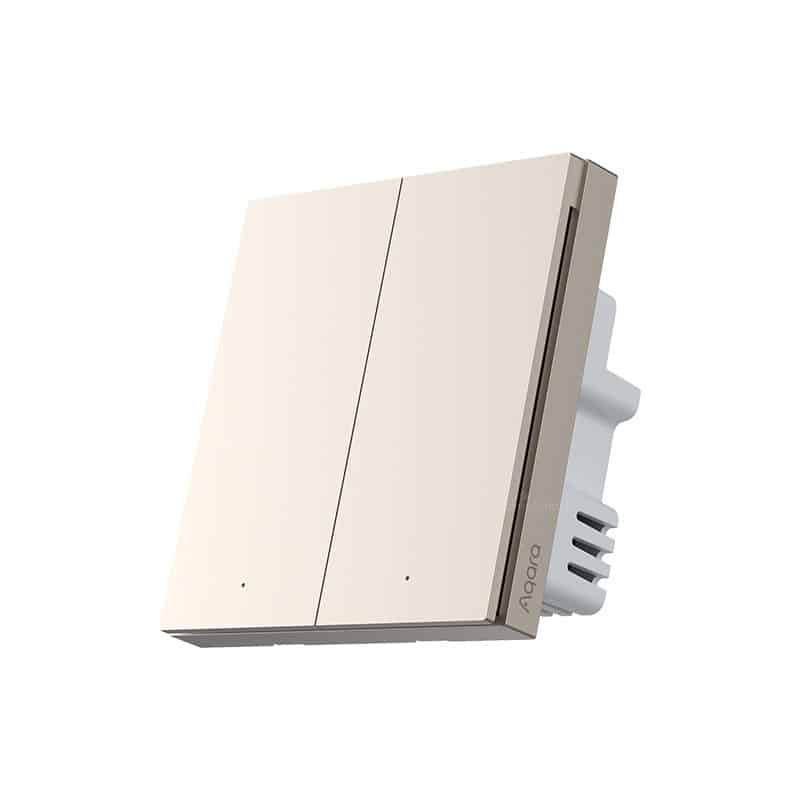 Aqara Singapore H1 Switch Gold 2-Gang