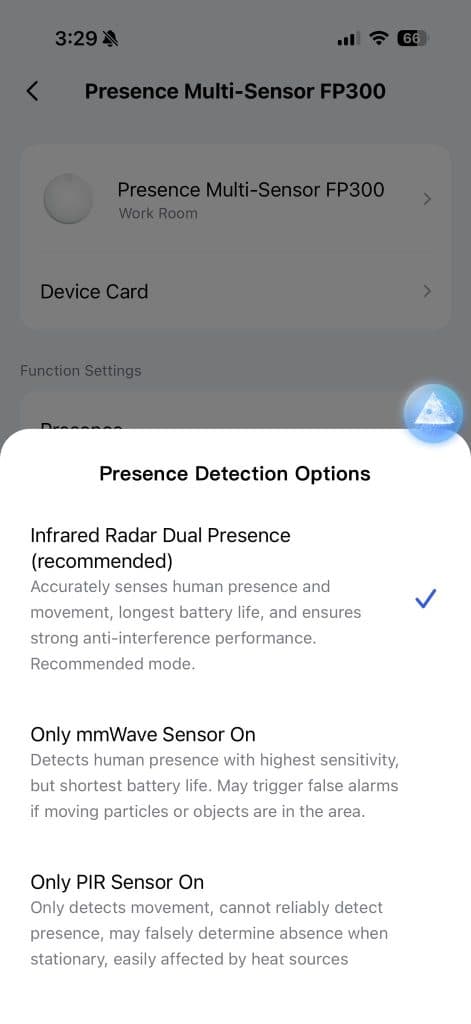 Aqara FP300 Dual Mode