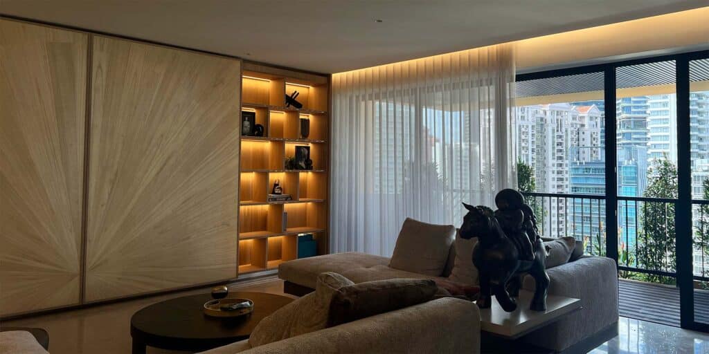 Living room curtains