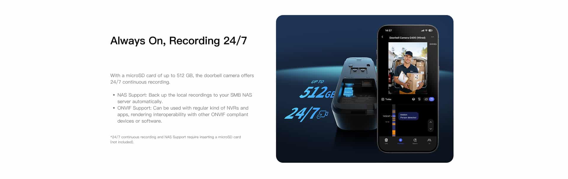 12. G400 continuous recording