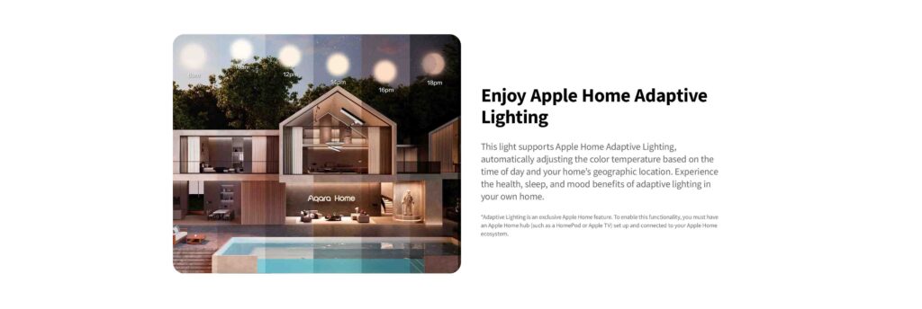 6. t2 lite apple home adaptive lighting
