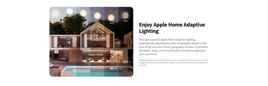 6. t2 pro apple home adaptive lighting