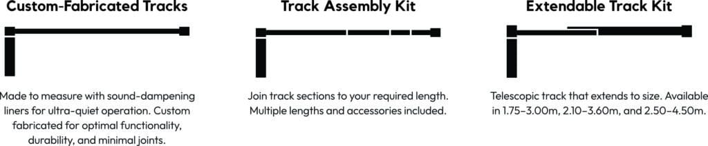Homesmart curtain track types