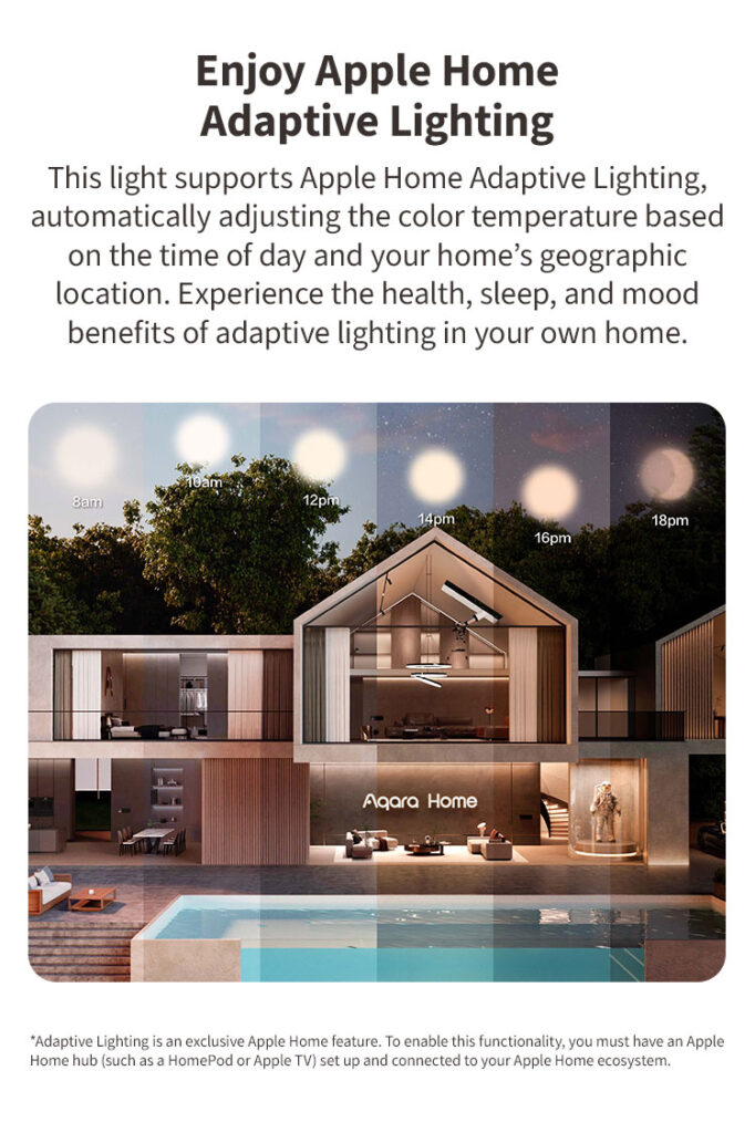 6. T2 Lite apple home adaptive lighting