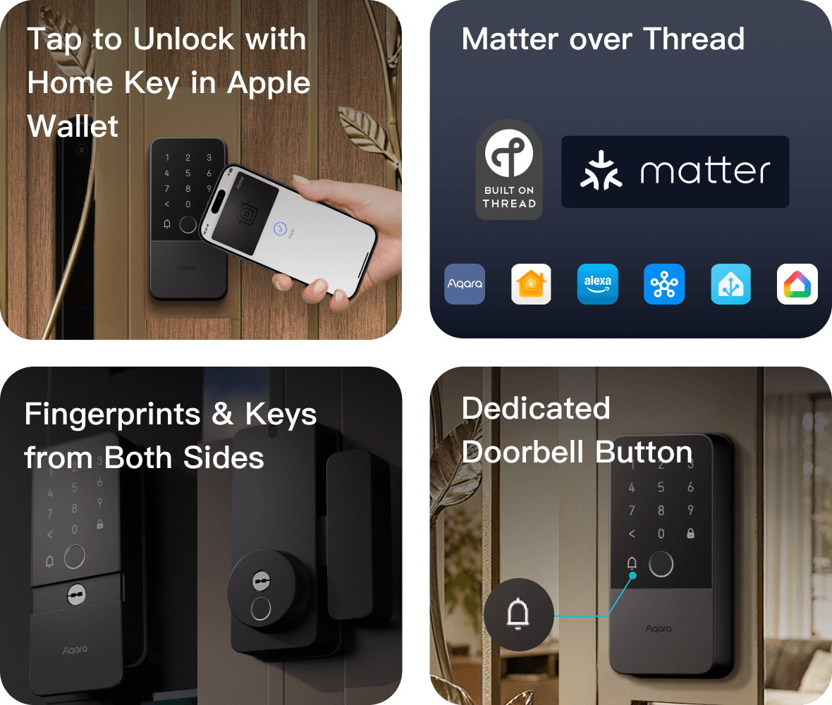 Aqara Smart Gate Lock U500 on an HDB metal gate