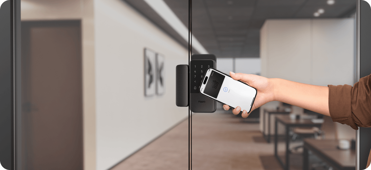 Aqara U500 Glass Door Lock — unlock with Apple Home Key
