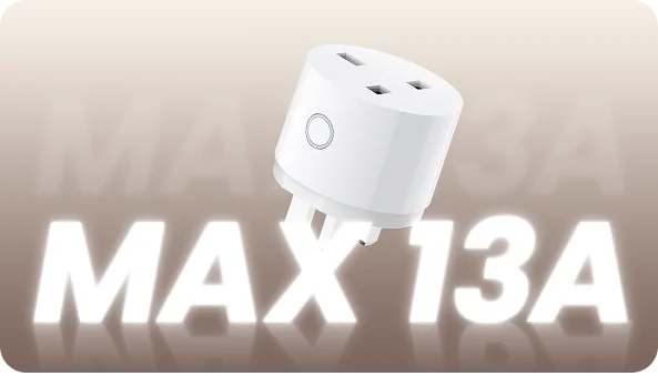 Aqara Power Plug H2 UK with a maximum 13 amp rating