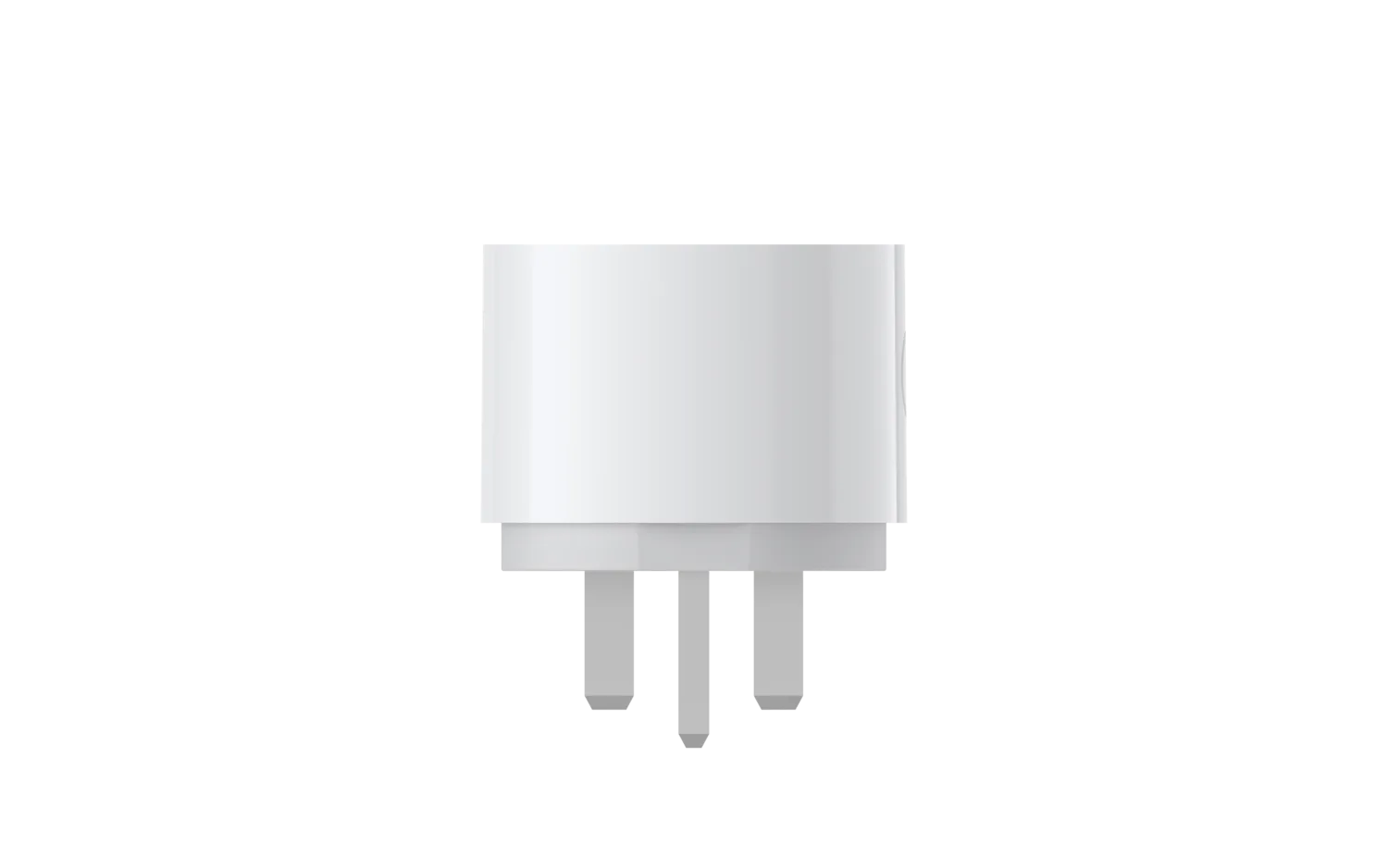 Front view of the Aqara Power Plug H2 UK Type G socket