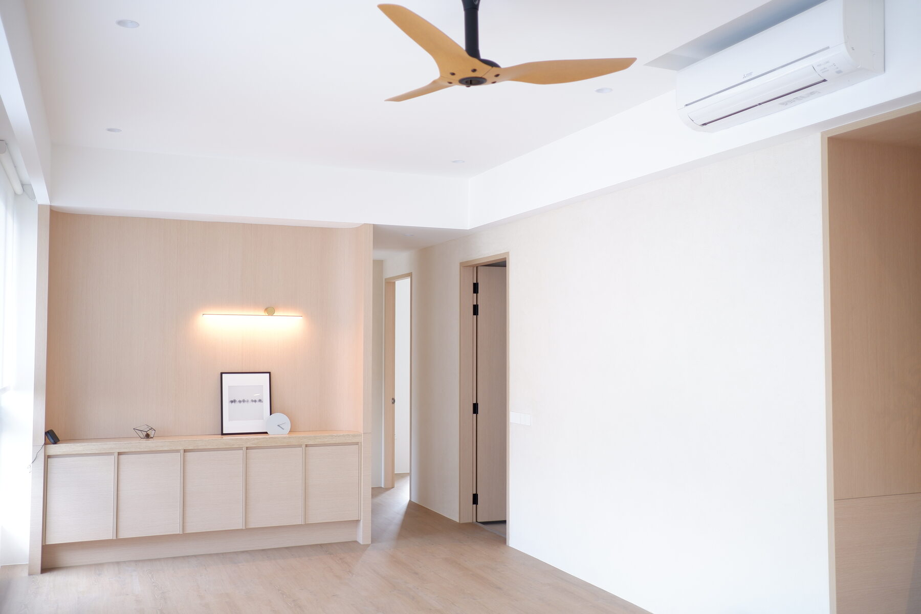Split air-conditioner in a completed HomeSmart project