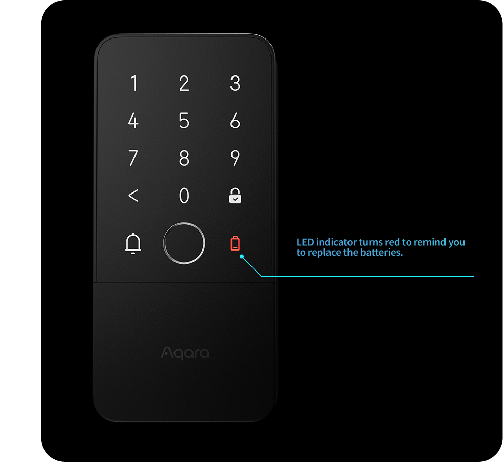 Aqara U500 — low battery warning
