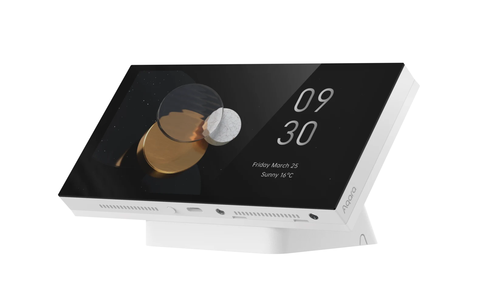 Aqara Panel Hub S1 Plus Desktop Version in three-quarter view