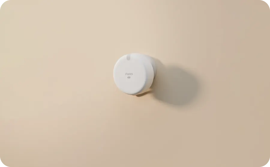 Aqara FP400 mounted flat on a wall